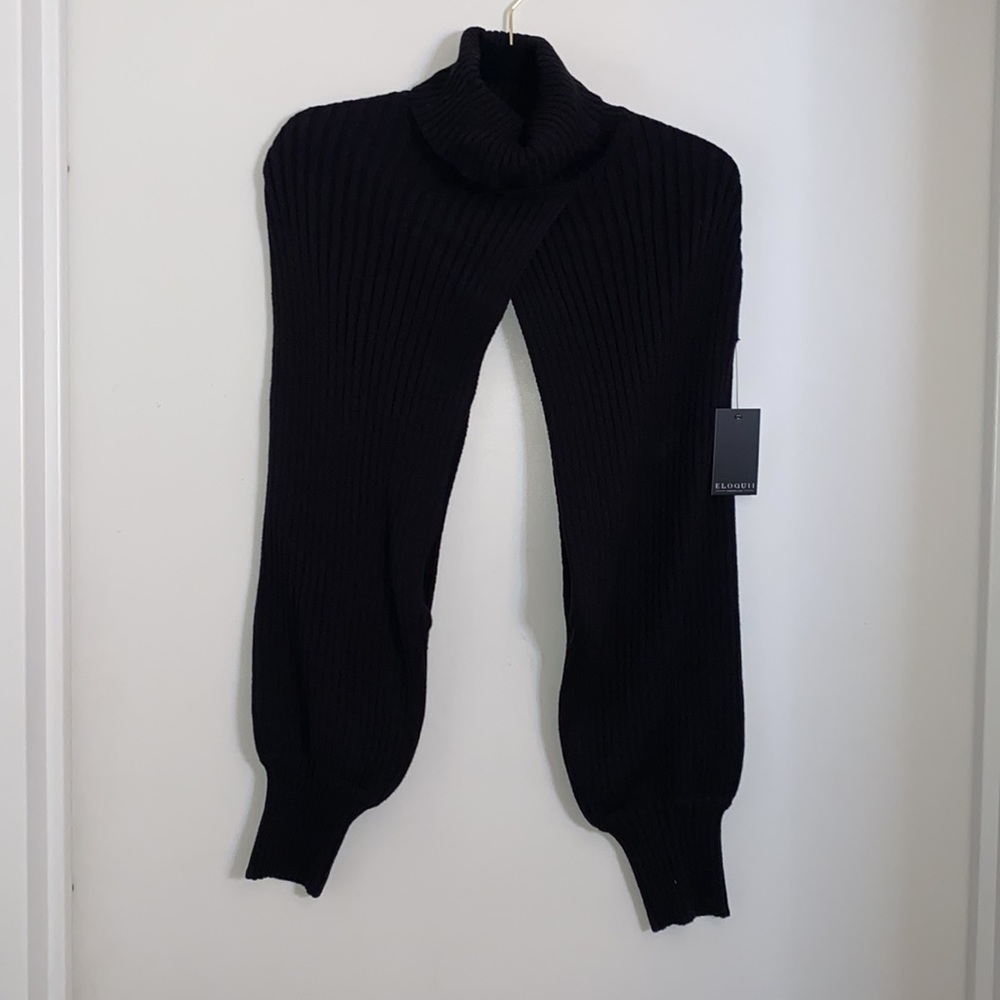 Eloquii Turtleneck Layering Sleeve Sweater - Picture 3 of 6
